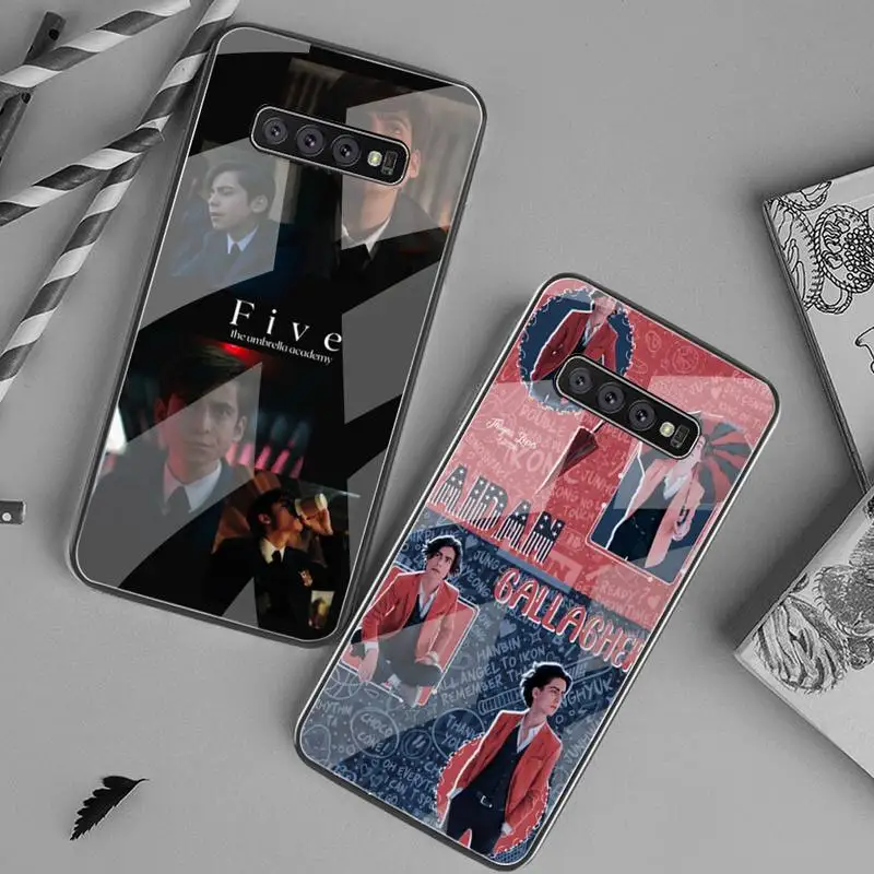 

Umbrella Academy Five Aidan Gallagher Phone Case Tempered Glass For Samsung S20 Plus S7 S8 S9 S10 Plus Note 8 9 10 Plus