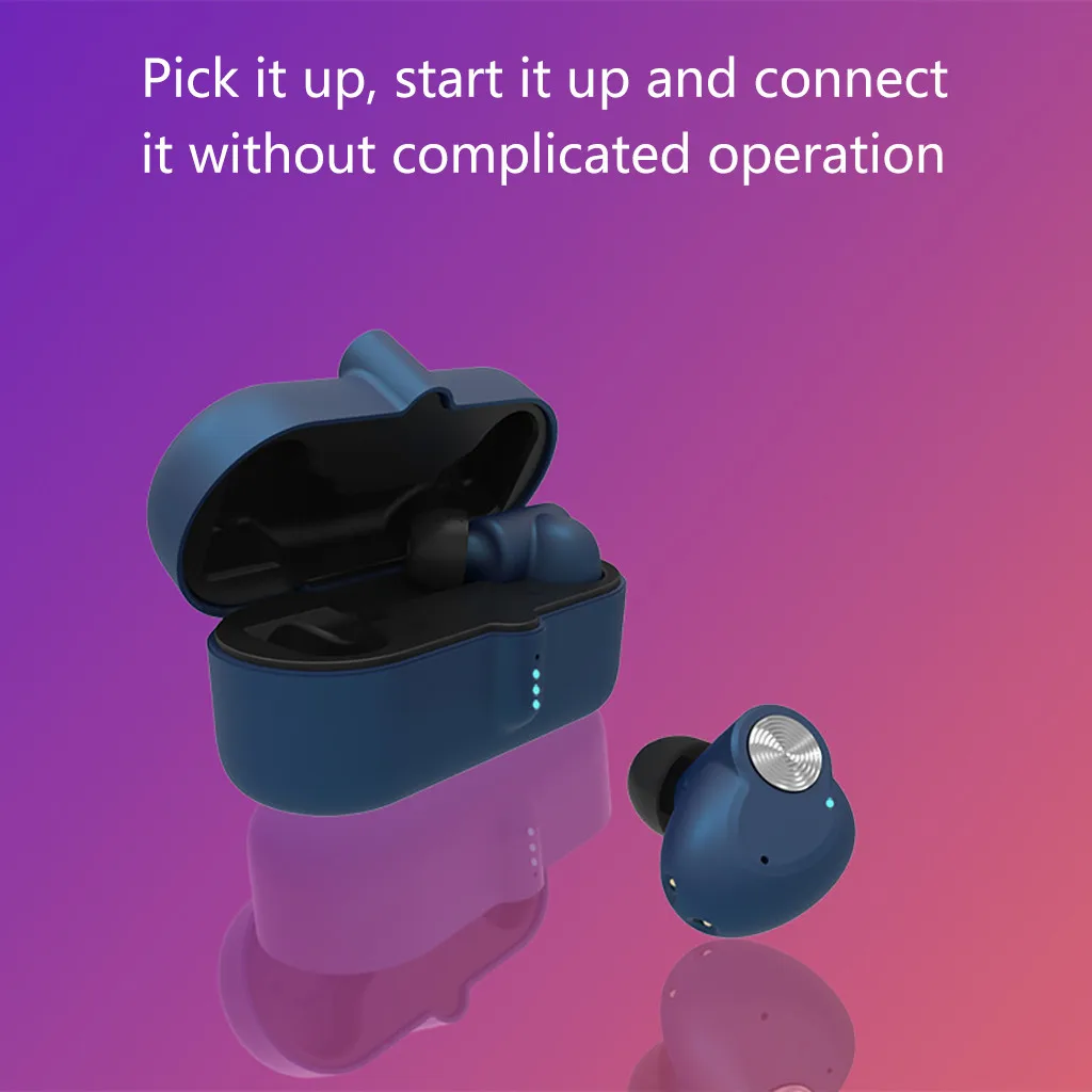 Самые продаваемые товары 2020 W01 Bluetooth гарнитура с двойными ушками на английском