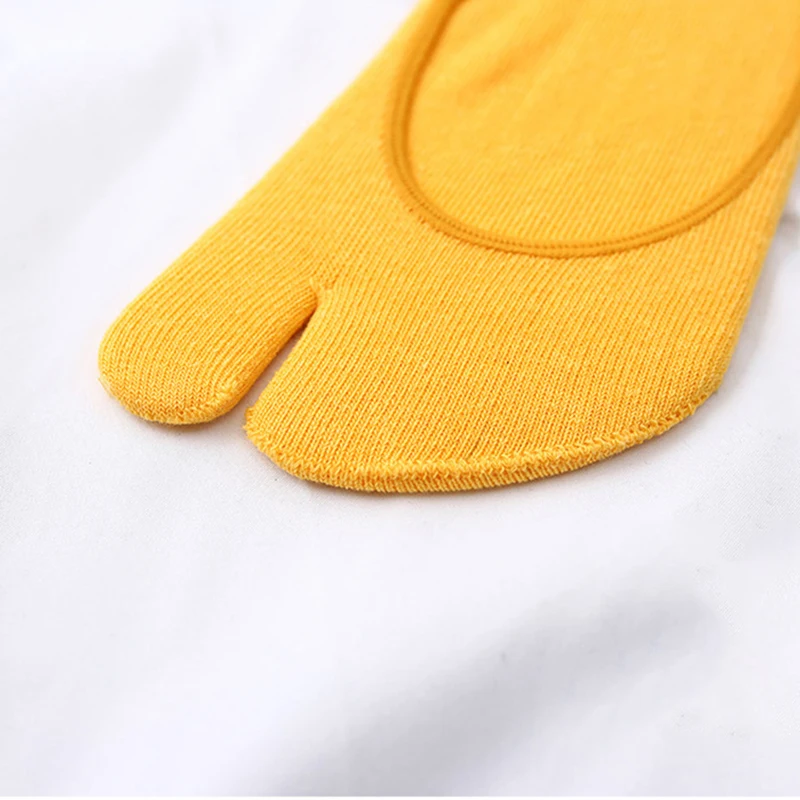 Носки женские хлопковые с разрезом 2 пары|Носки для йоги| |