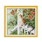 Набор для вышивки крестиком две кошки, 181411 карат