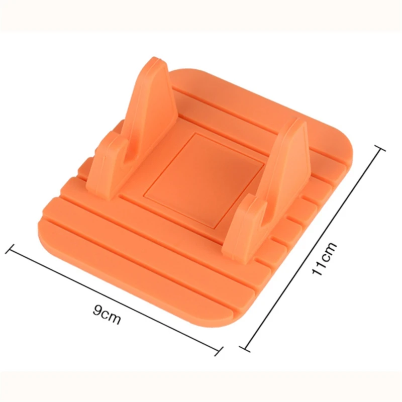 

Car Phone Holder Silicone Anti-Skid Car Center Console Mobile Phone Holder Dashboard Anti-Skid Pad Mobile Phone Holder