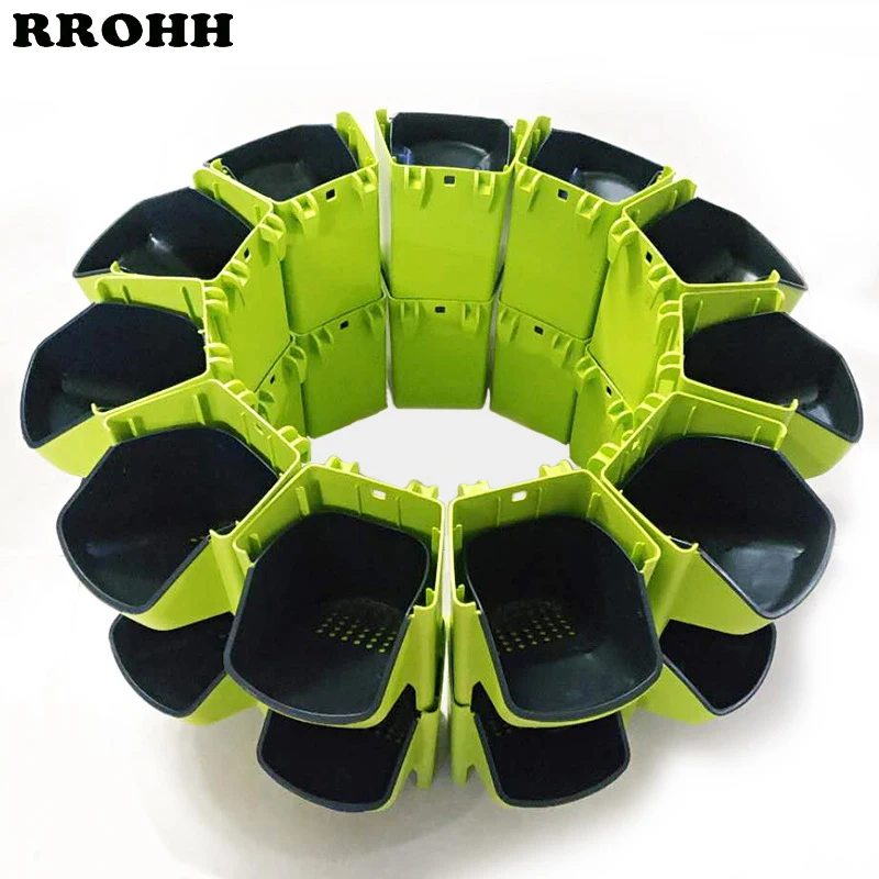 Модульные цветочные горшки на балконе садовые креативные комбинации