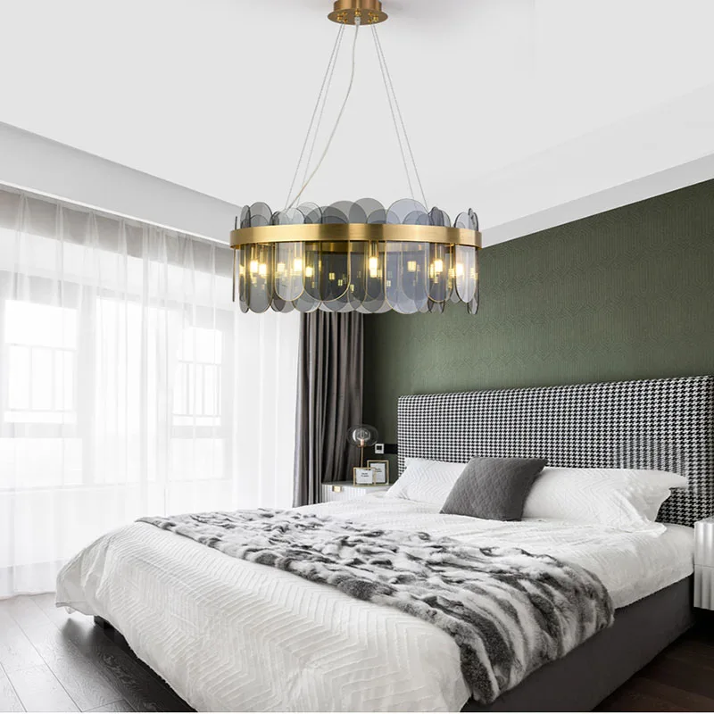 

Nordic modern personality luxury living room bedroom villa hotel restaurant bar crystal chandelier glass lighting