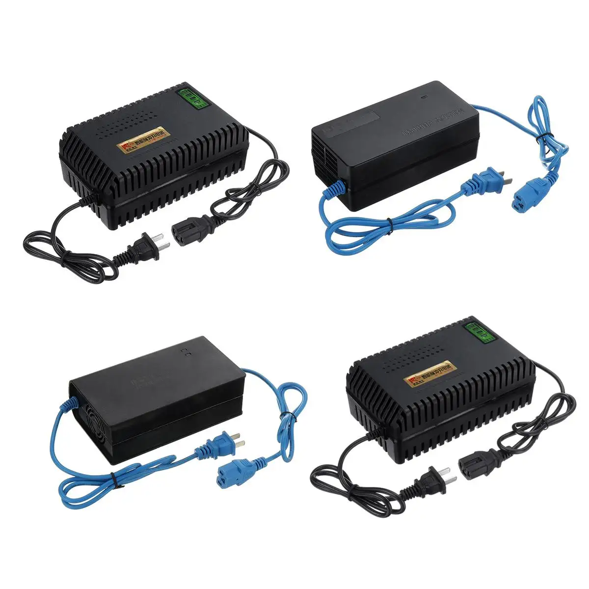 48v 12ah 20ah 30ah 40ah electric bike scooter lead acid battery charger for electric bicycle bike scooters chargers free global shipping