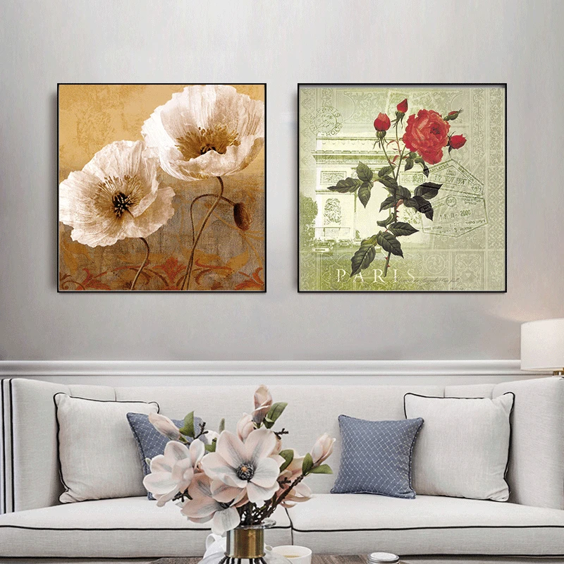 

Canvas Painting Decor Painting Oil Painting Wall Picture Poster Modern Wall Art Picture Flower Picture in Livingroom Bedroom