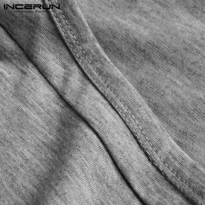 

Men Rompers Pajamas Sleeveless V Neck Tank Tops Bodysuit Leisure Homewear Fitness Solid Jumpsuits Mens Sleepwear INCERUN S-5XL