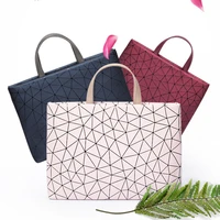 Waterproof Women Laptop Bag Briefcase Shoulder Office Business Document Storage Pouch Travel Cell Phone Wallet Glasses Organizer