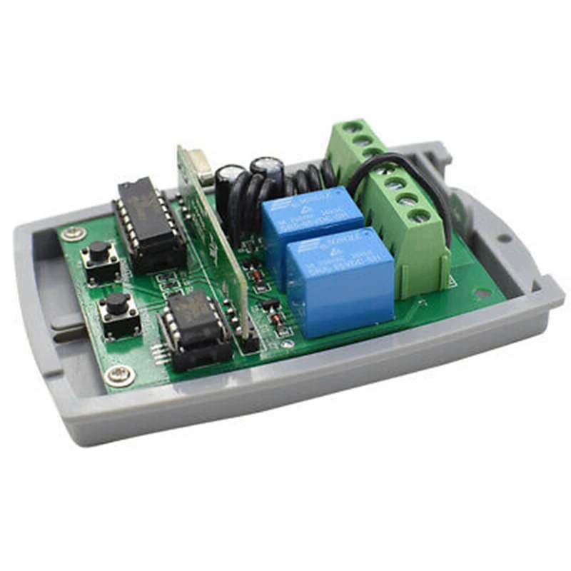

Programable 433.92Mhz 2-Channel Smart Remote Control Switch Receiver 12-24V