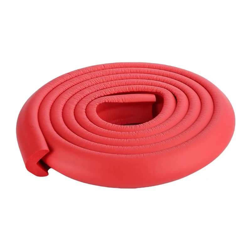 Protector de escritorio de esquina de seguridad para beb&eacute; de 2m, protecci&oacute;n de mesa de goma para ni&ntilde;os, borde suave en forma de L-5