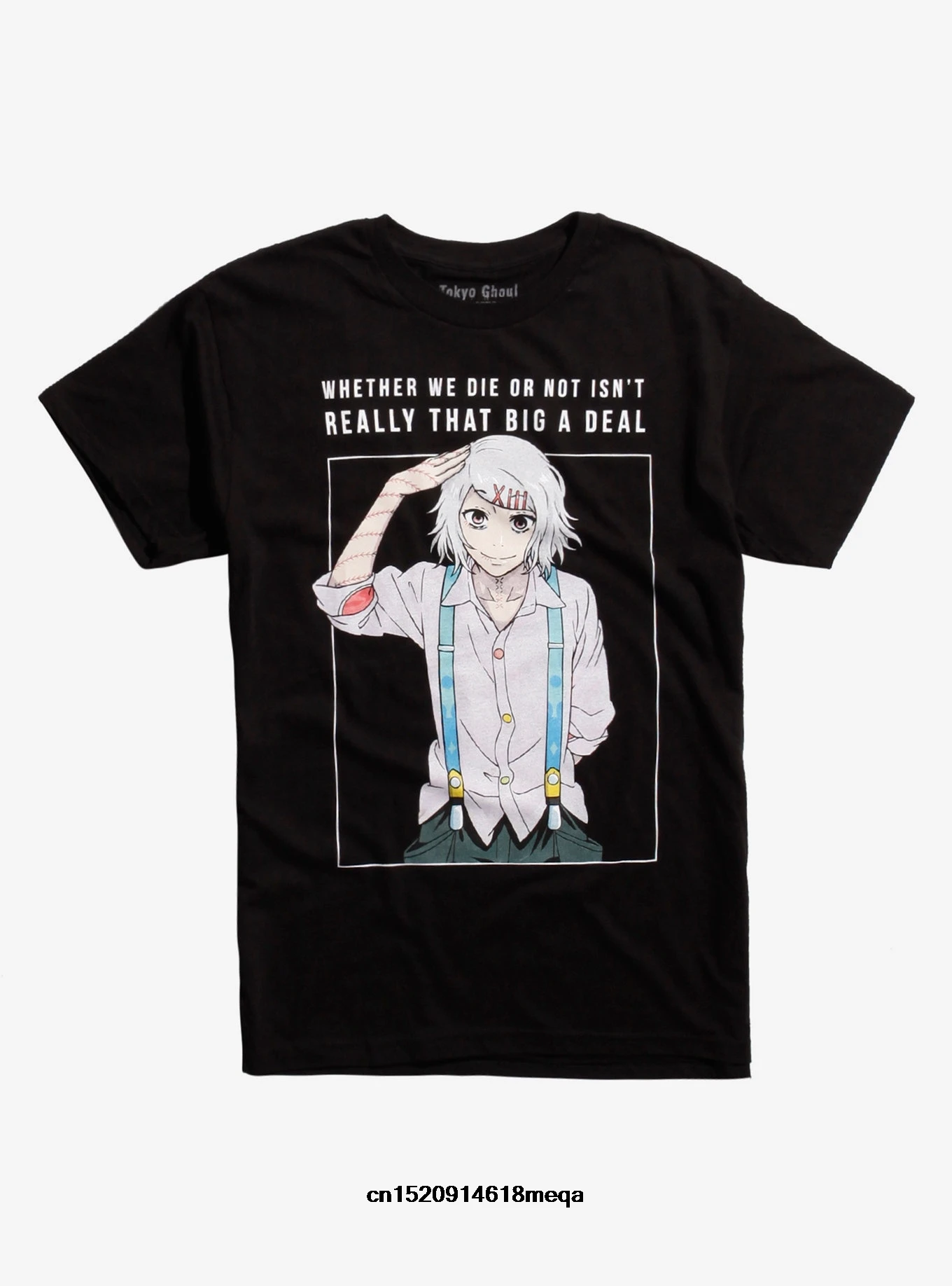 Забавные футболки модная мужская футболка Токийский Гуль JUZO SUZUYA цитата Мужская