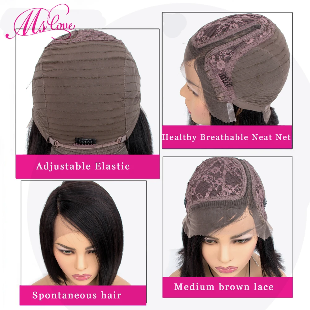 Парики из человеческих волос с кружевной частью для черных женщин парик вырезами