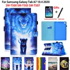 Чехол с мультяшным львом для Samsung Galaxy Tab A7 10,4 2020 T500