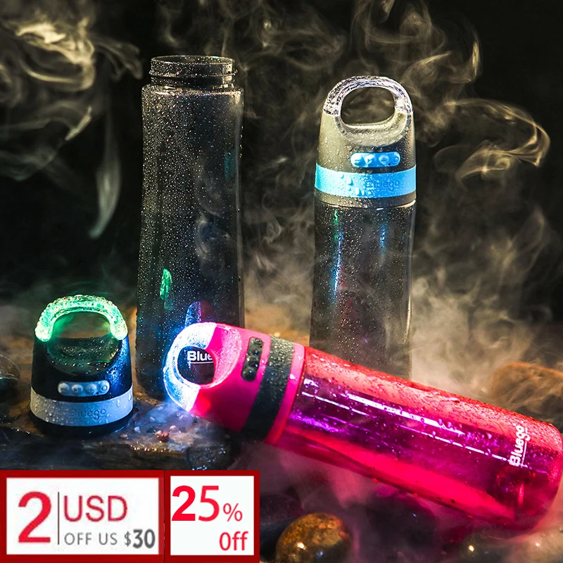 Blugo умный спортивный музыкальный динамик bluetooth бутылка для воды