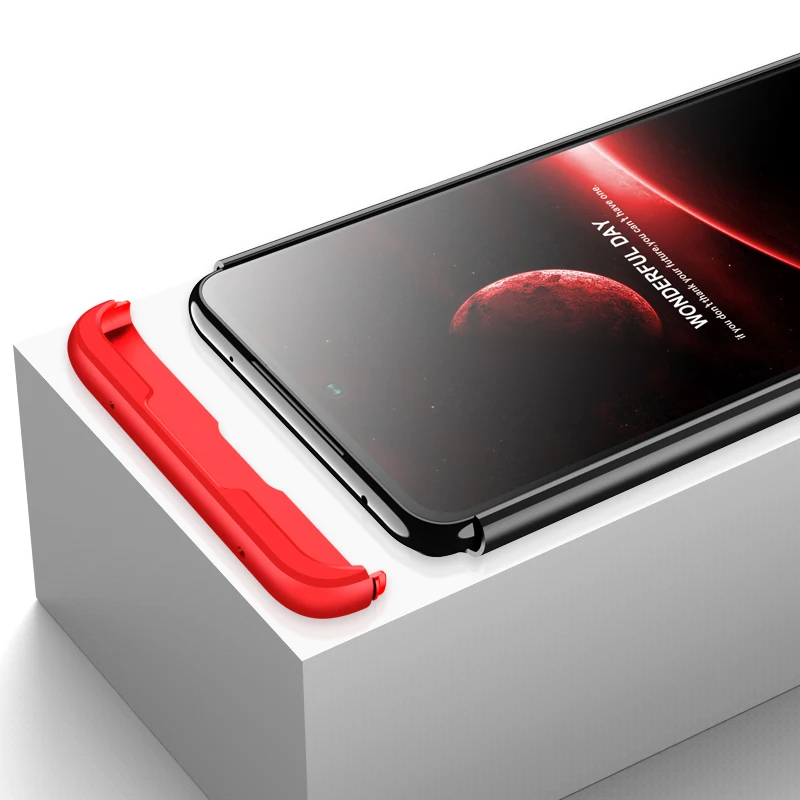 Чехол 3 в 1 для Xiaomi Redmi Note 9s 9 pro противоударный защитный чехол с поворотом на 360
