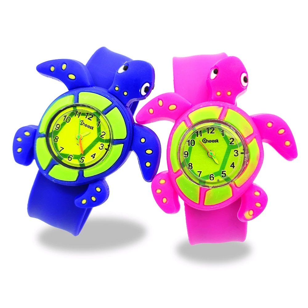 Детские часы с черепашками из мультфильма детские наручные кварцевые для