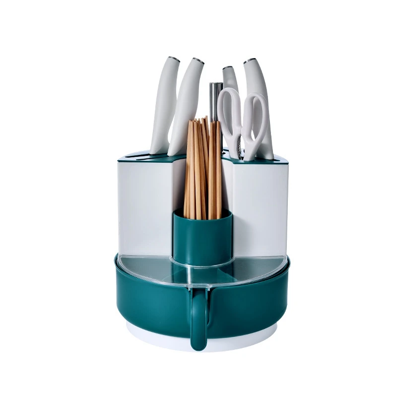 

for Kitchen Multifunctional Floor-To-Ceiling Multi-Layer Kitchen Rotating Rack, Seasoning Jar Set, Combined Knife Rack