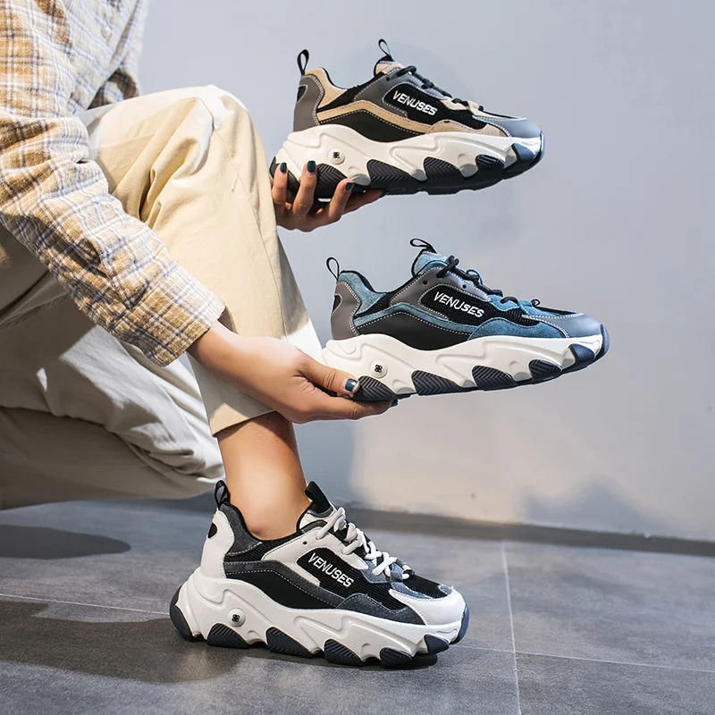 Times/Новинка Римские модные массивные кроссовки Обувь для увеличения роста