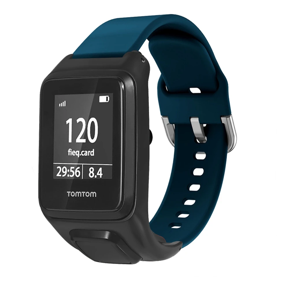 Hangrui силиконовый ремешок на запястье для TomTom Runner 3 Adventurer мягкий браслет часов