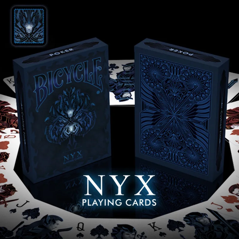 1 колода велосипед NYX игральные карты обычные велосипедные всадник назад