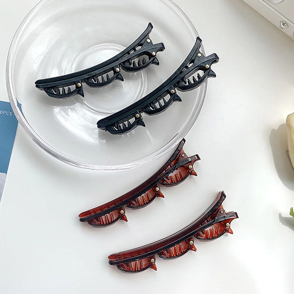 Новинка стильный черный зажим для волос |