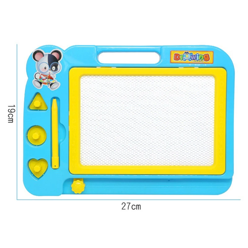 Детская записи Doodle трафарет Картина Красочные магнитная доска для рисования