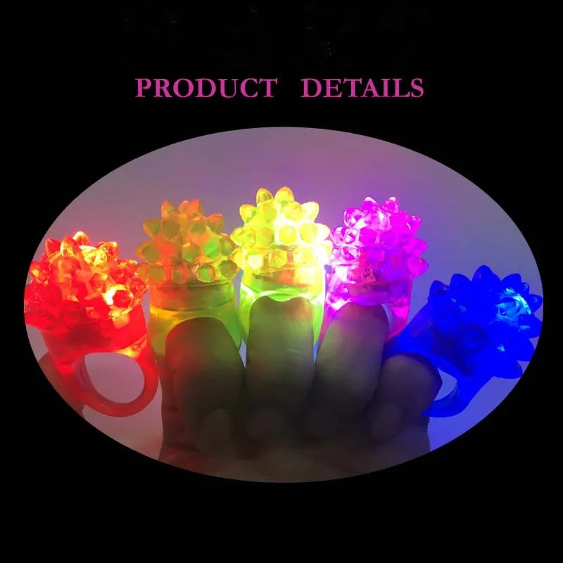 Creative LED Flashing Rings Led Other Light-emitting Luminous Ring Bar Supplies Children's Toys 100pcs/lot C001
