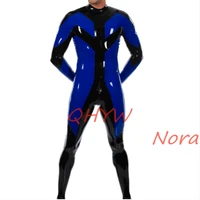 sexy latex man body catsuit with socks back zippers alice in wonderland costume adult cosplay costume sexy lingerie for men