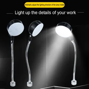 Промышленный светильник ing 24 LED10W машинный светильник с магнитным монтажным основанием гибкий гусиная шея лампа для перфорациифрезерованиятокарный станок светильник