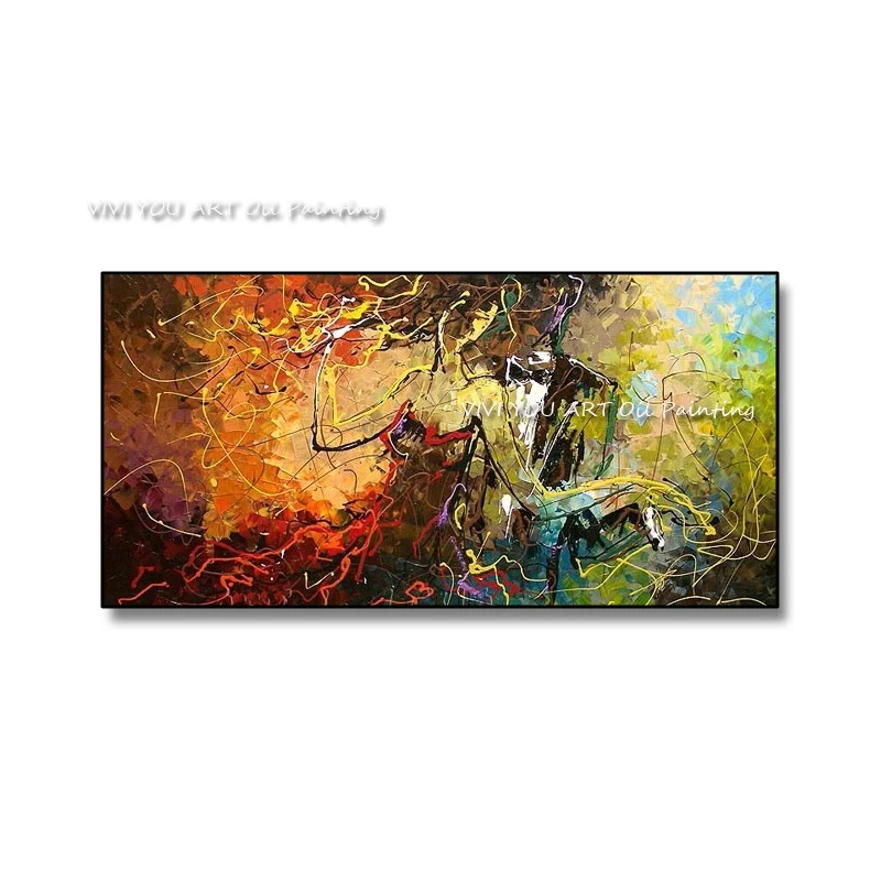 Палитра ножей цветная ручная роспись текстурированная масляная живопись