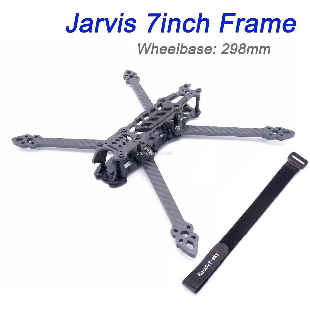 FPV Jarvis 5 дюймов 237 мм/7 дюймов 298 мм углеродное волокно с 5 мм ручной Квадрокоптер рамка Комплект для 2204/2205/2207/2306/2405/2307/2308/2506 бесщеточный мотор
