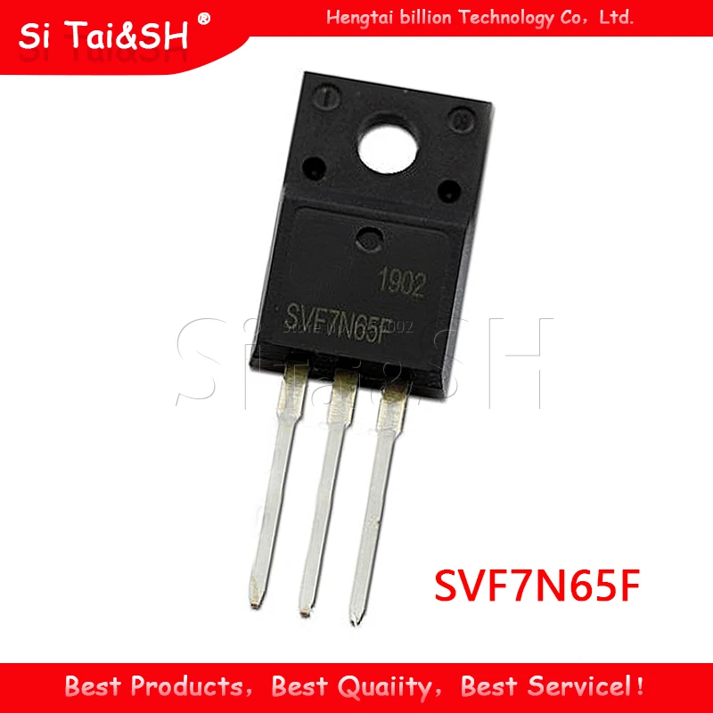 10 шт./лот SVF7N65F SVF7N60F JCS7N65FB MDF7N65B TO-220F 7A 650V Мощный МОП-транзистор | Электронные
