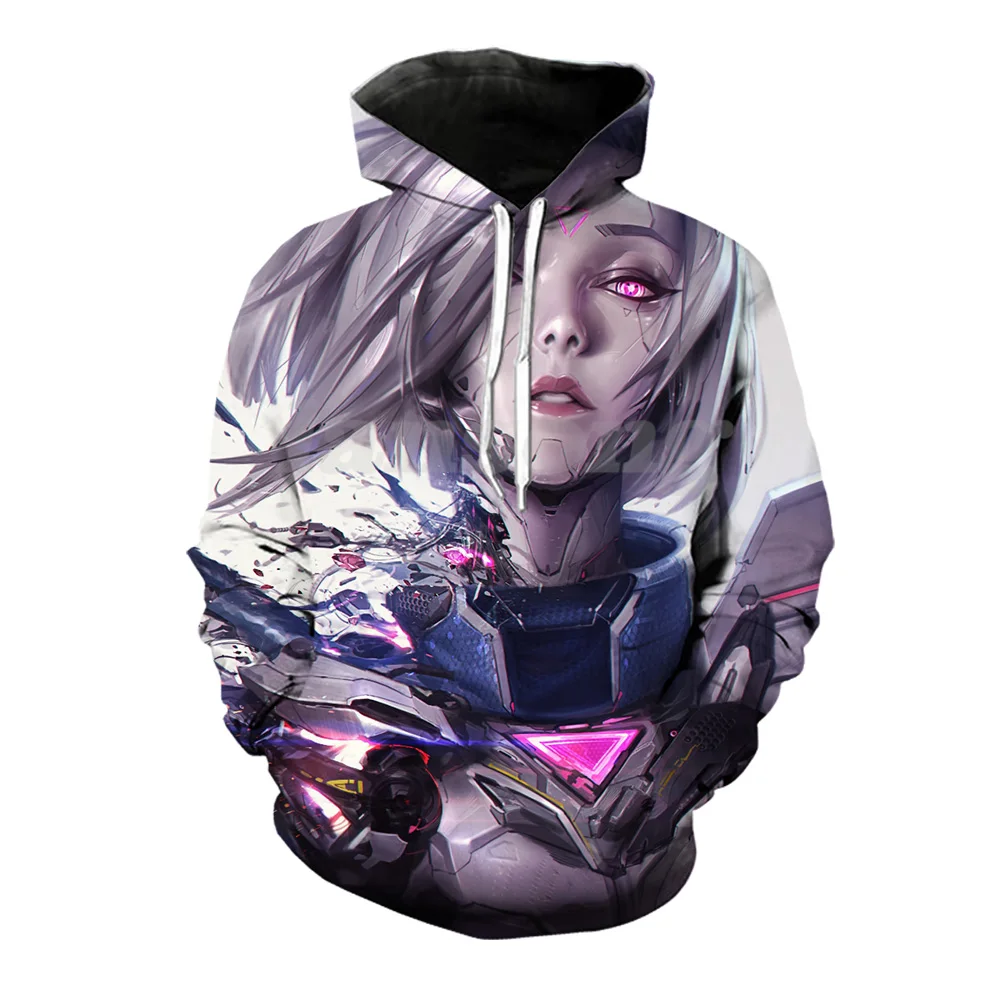 Футболка/Свитшот/худи/брюки с 3D принтом league of legends project fiora мужские комплекты в
