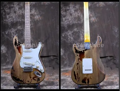 Электрогитара Heavy Relic электрогитара CC-RST3 тремоло мост Sunburst Цвет с корпусом из