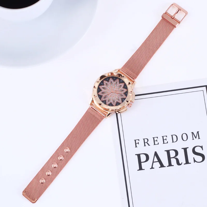 

100pcs/lot hot when running ladies creative quartz watch fashion casual net with student watches