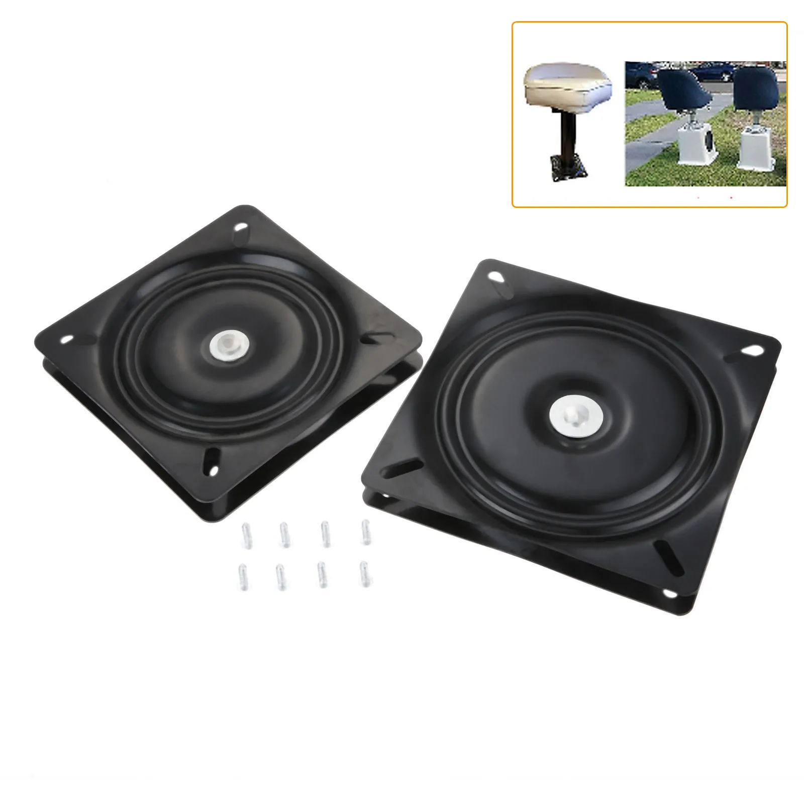 Поворотная пластина для лодки Морская Лодка рыбалки поворотное сиденье на 360