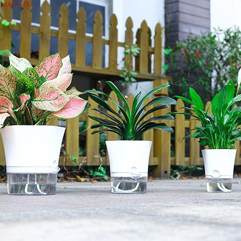 1 шт. креативный самополивающийся цветочный горшок для дома и офиса | Дом сад