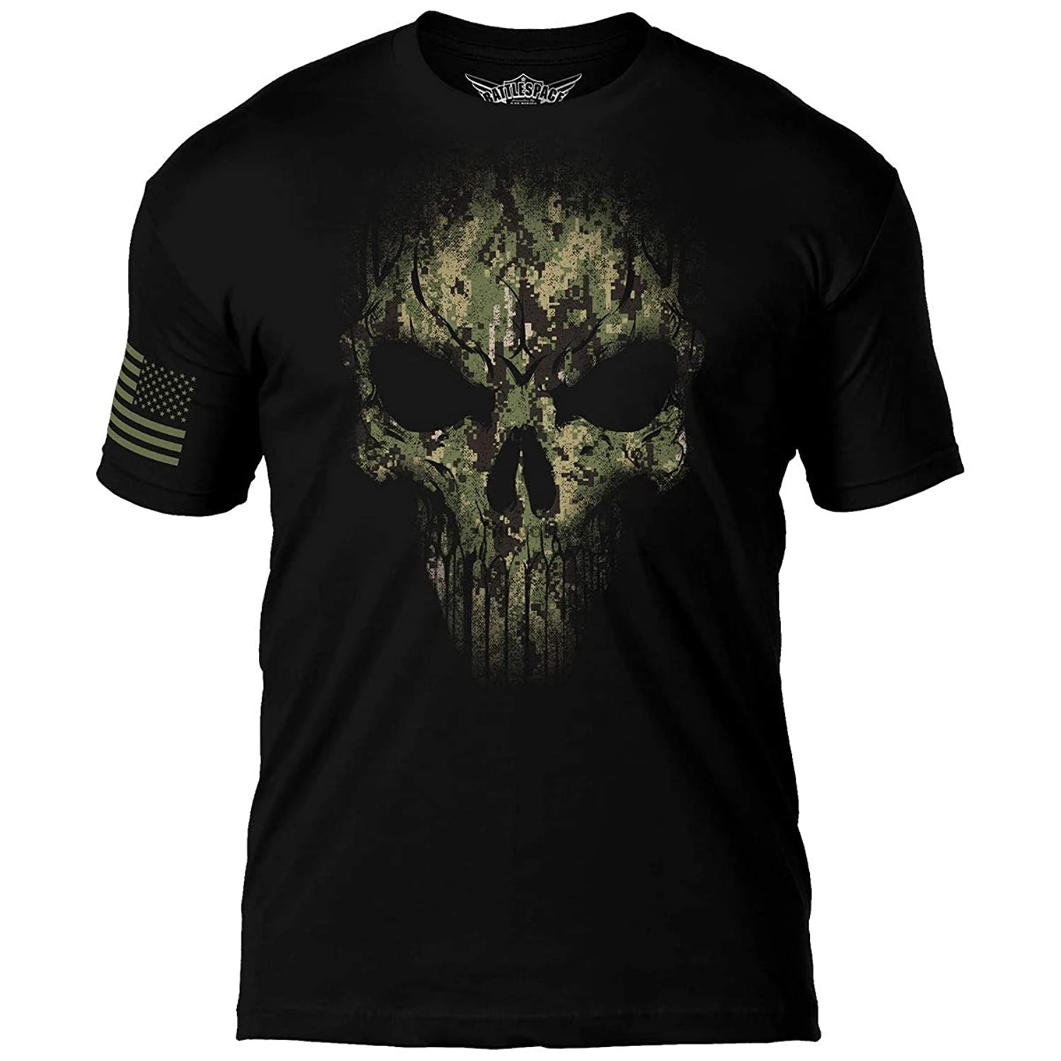 

7.62 Design USN Type-3 Camouflage Skull Black