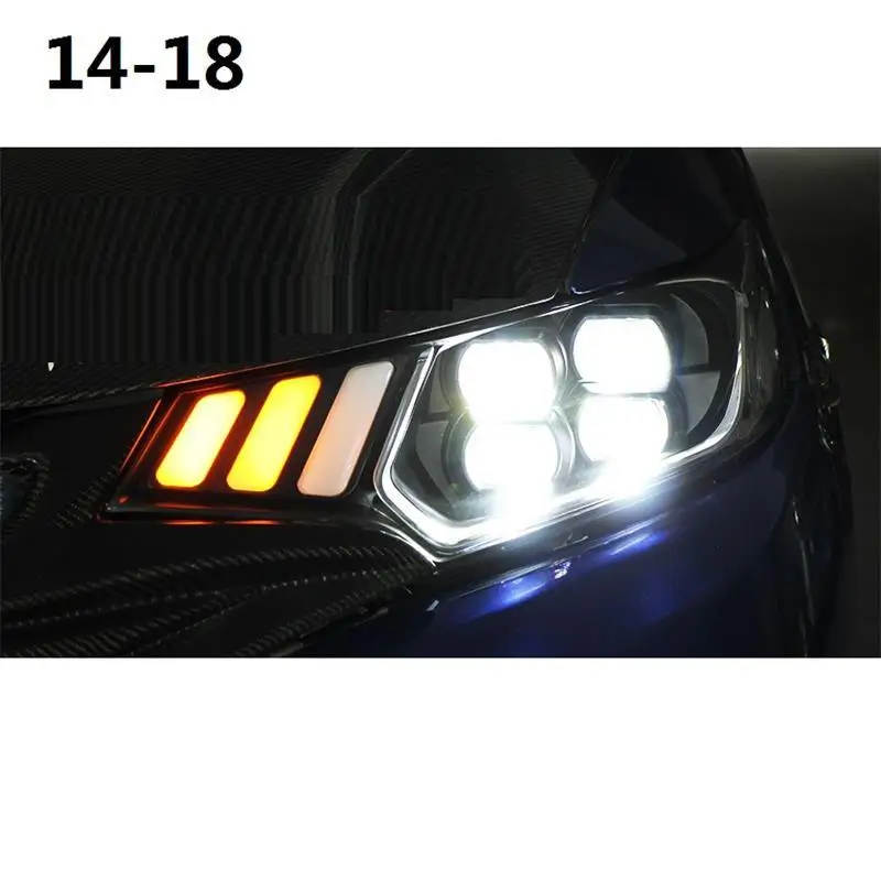 Указатель поворота, Стайлинг, Automovil, Drl, Led Assessoires, дневные ходовые огни, передние противотуманные фары, автомобильные фары в сборе, 18 для Honda Fit