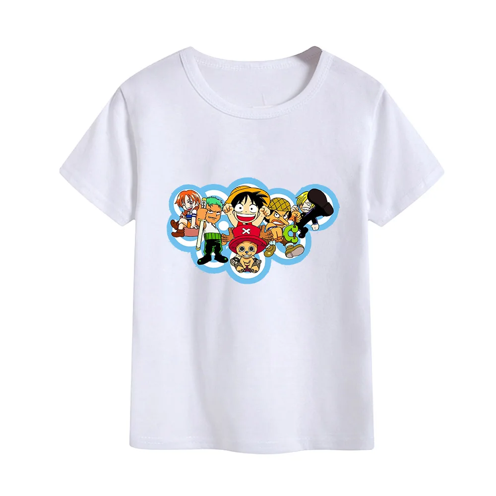 

Cool One Pieces T Shirt Men Short Sleeves Kawaii Anime T-shirt Children Boys Girls Lufify Tees Graphic Tshirt Clothing Tops