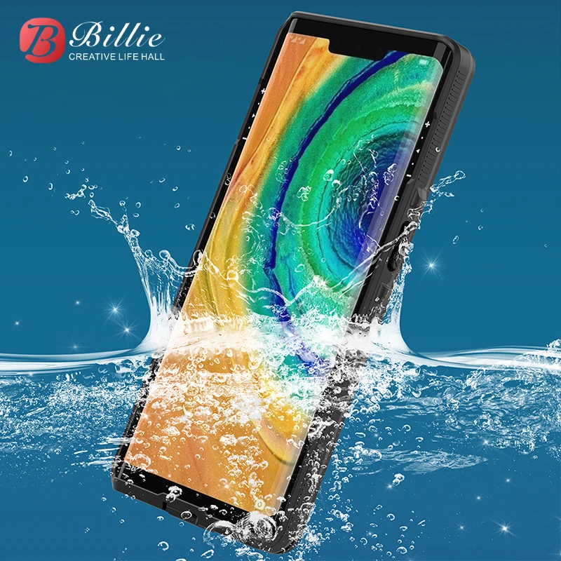 

IP68 Waterproof Case For Huawei Mate 30 Pro Swimming Diving Outdoor Shockproof Case 30Pro Transparent 360 Full Protection Cover