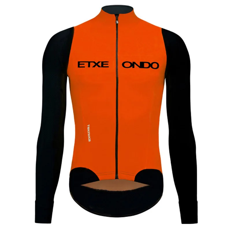 Maillot Испания pro team зима Велосипеды Длинные рукава Джерси термо флисовый Топ Для мужчин mtb велосипеда для верховой езды pro велосипедная форма - Цвет: Jersey   09