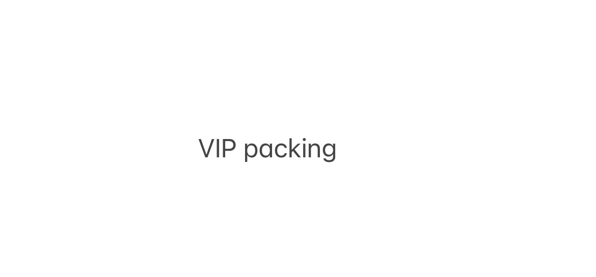

Упаковка VIP