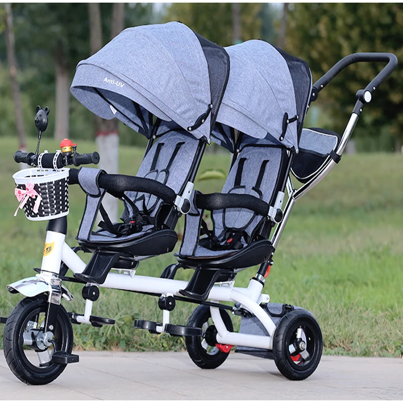 Детский трехколесный велосипед двухколесная детская велосипедная коляска