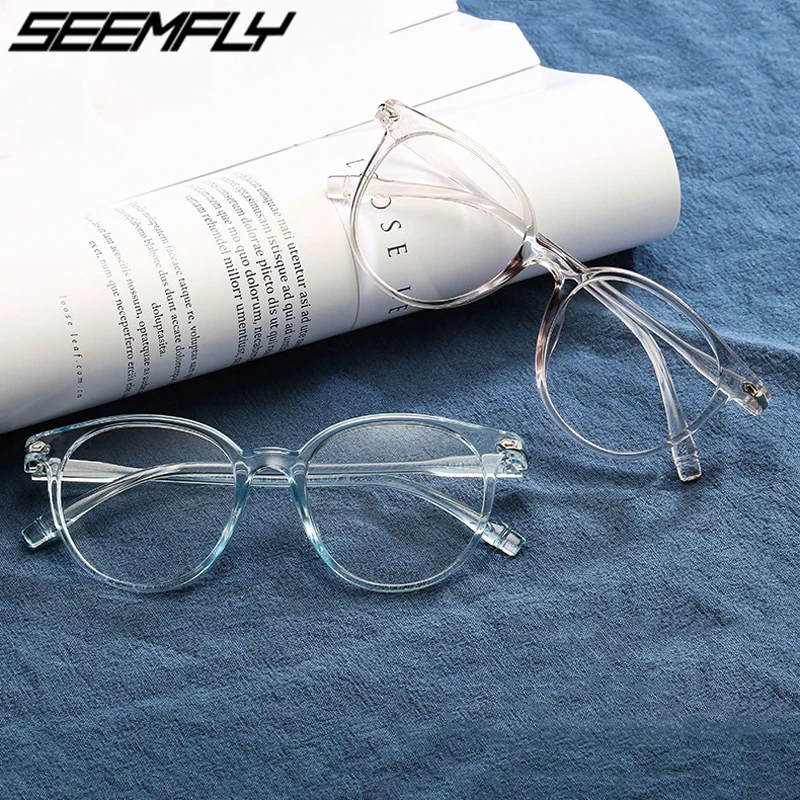 Очки Seemfly с прозрачными линзами для мужчин и женщин ультралегкие аксессуары