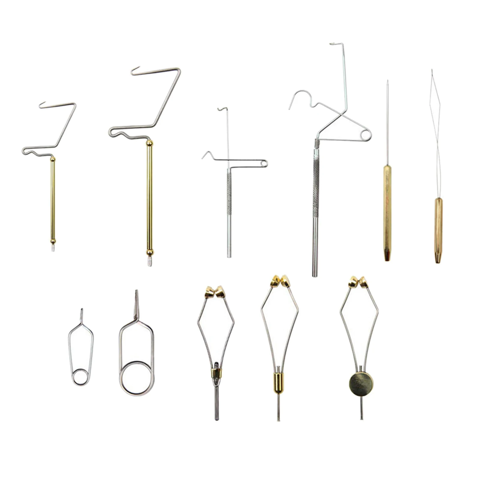 

11 Pieces Flies Starter Tool Kit with Finishing Whip Bobbin Thread