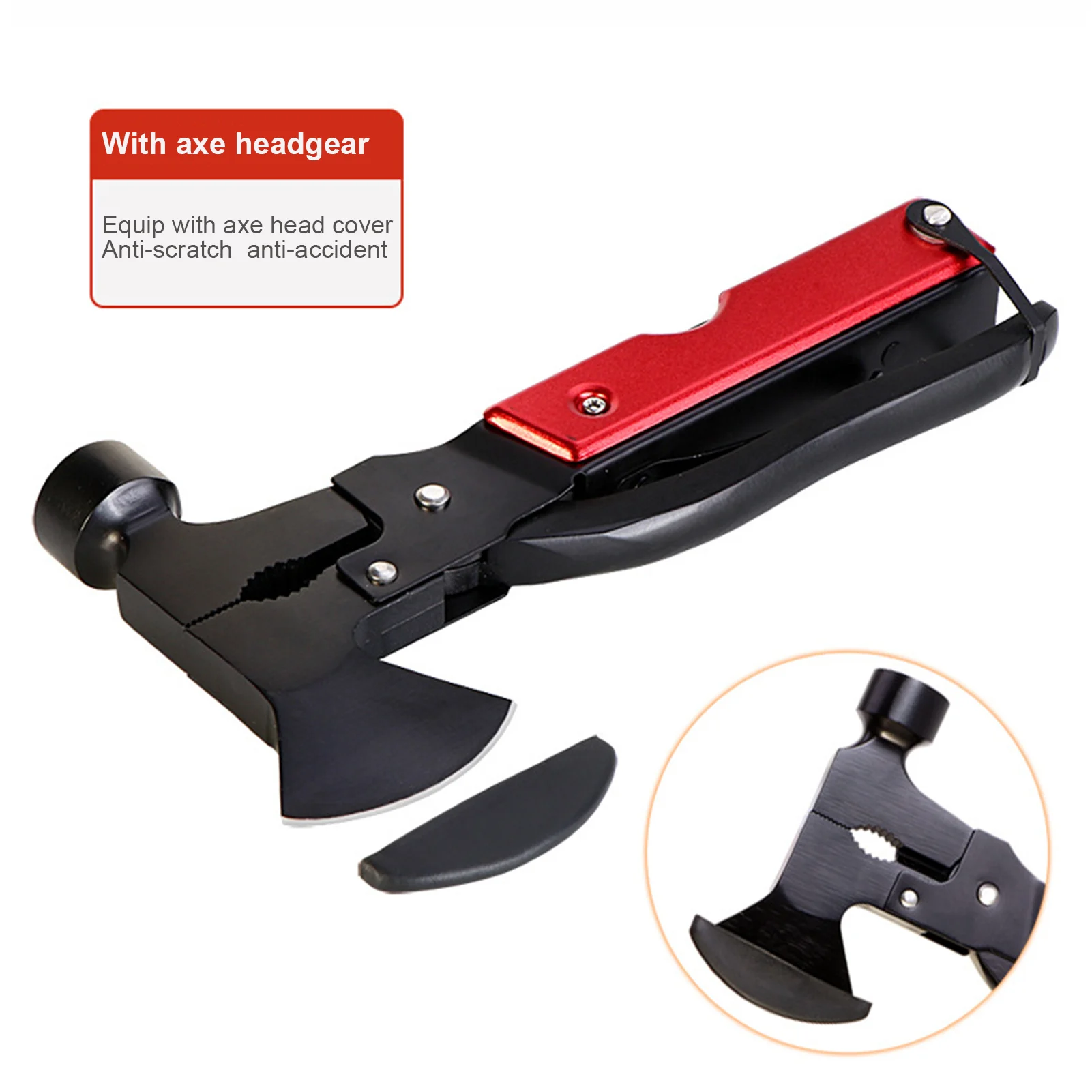 Мультиинструмент для улицы прочный топор складной молоток многоцелевой
