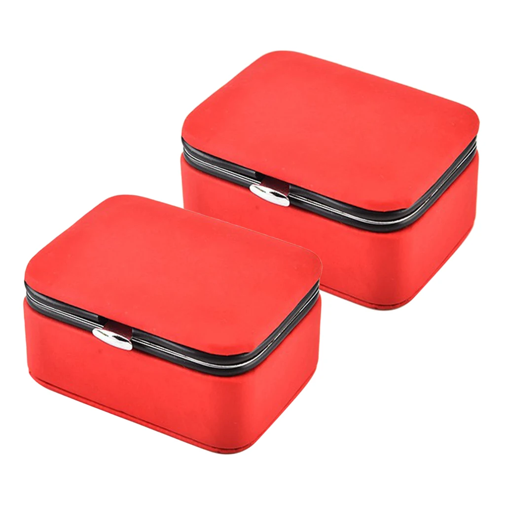 2 шт. коробка для хранения ювелирных изделий ожерелья Браслет витрина контейнер с