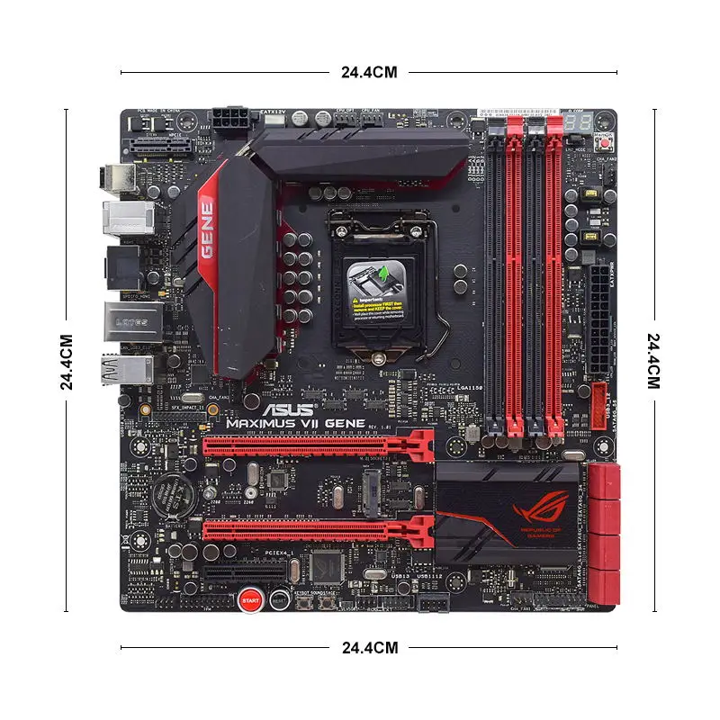 asus rog maximus vii gene intel z97 ddr3 32gb support lga 1150 kit xeon core i3 i5 i7 cpus hdmi micro atx desktop motherboard free global shipping