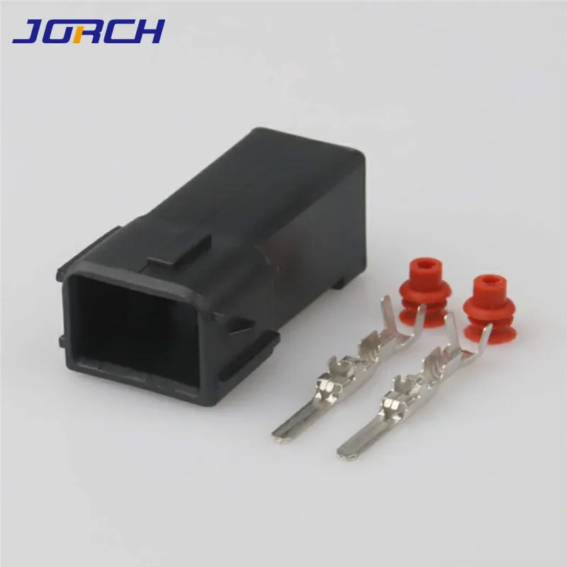 2 Pin мужского и женского пола NH1 OBD2 Топливная форсунка Электрический разъем