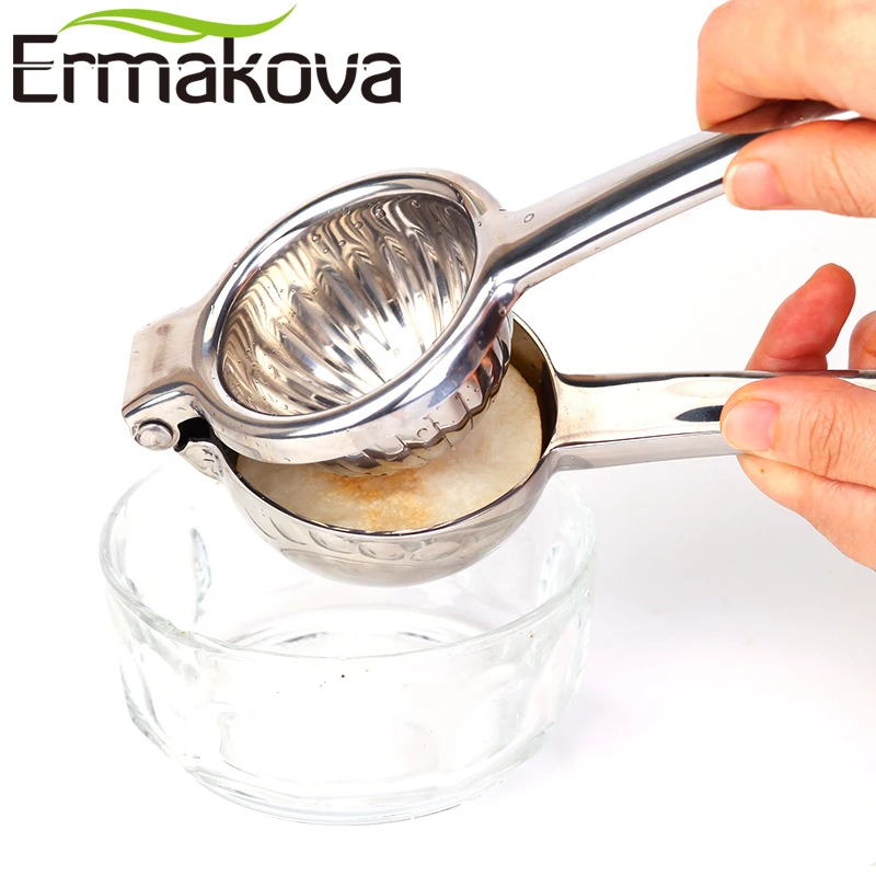 ERMAKOVA сверхмощный соковыжималка для лимона из нержавеющей стали удобная ручная